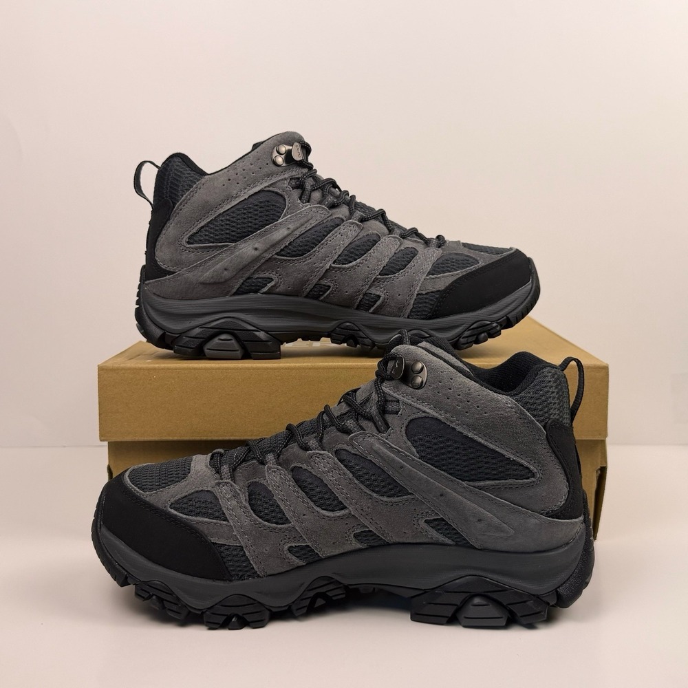 Merrell Moab 3 Mid WP Hiking Bot Men's Size 8.5 Wide Granite V2 J500669W - Picture 2 of 6